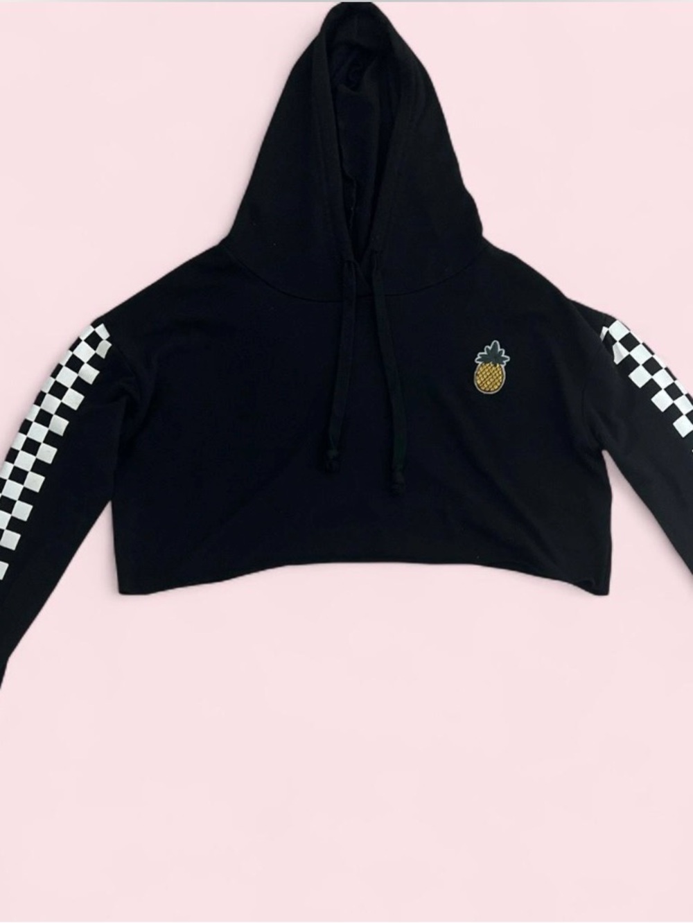Y2K cropped hoodie
